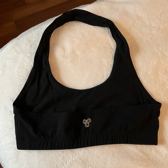 TNA Black Halter Butter Sports Bra - Black - M - Picture 8 of 9